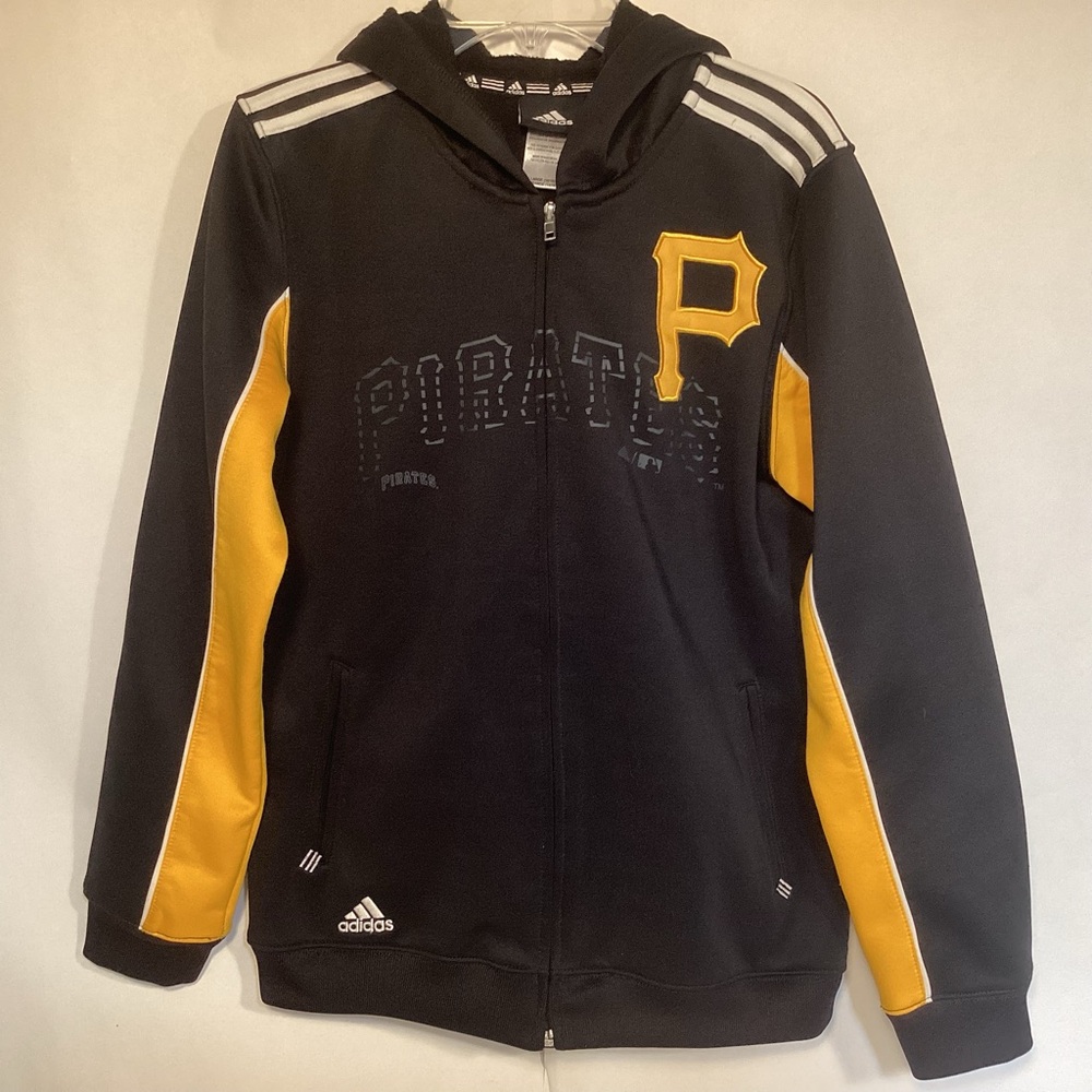 Adidas Pittsburgh Pirates zip up Hoodie youth size large